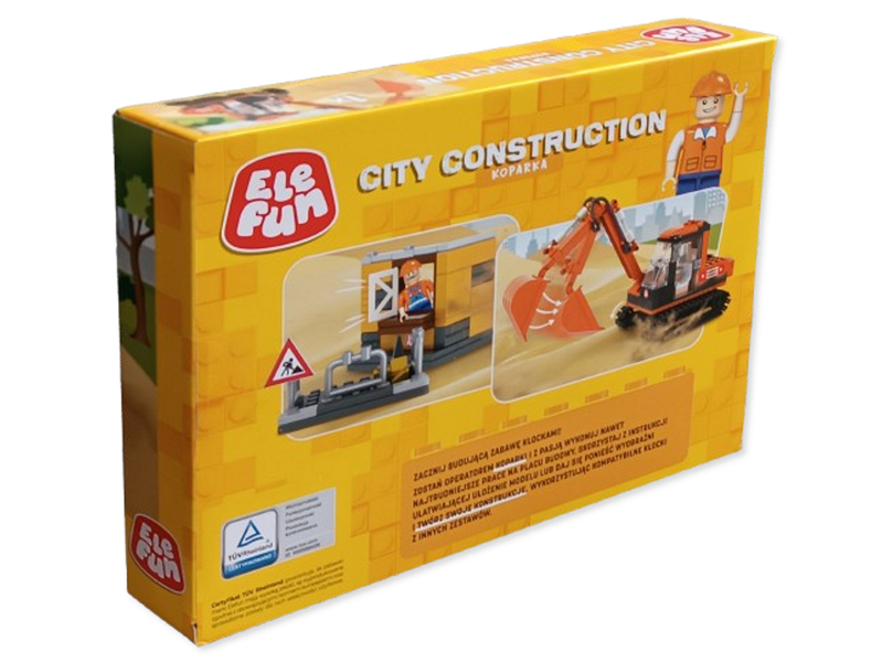 Klocki Elefun - City Construcion - Koparka 8824 zdjęcie 2