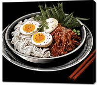 Obraz 100x90cm Ramen w Sztuce