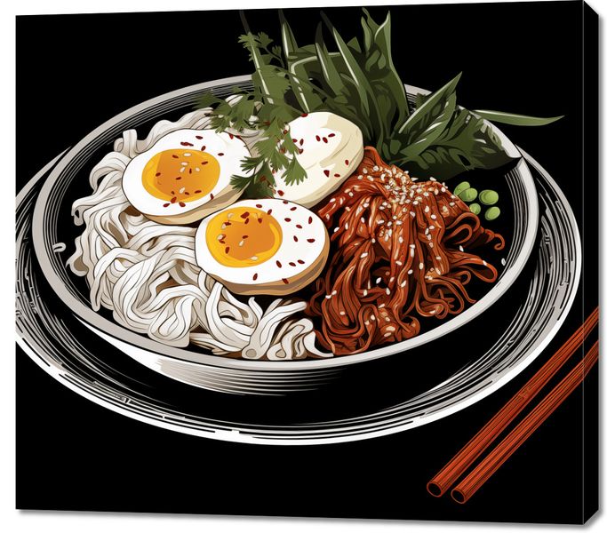 Obraz 100x90cm Ramen w Sztuce zdjęcie 1