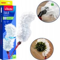 miotełka do kurzu z długą rączką + 1 wkład vileda flex&catch