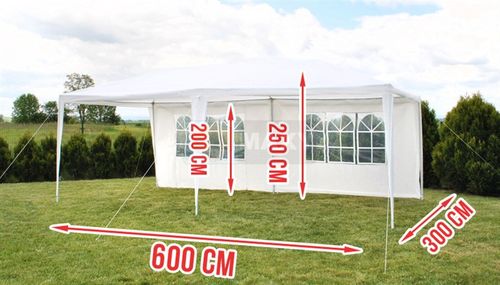 Pawilon ogrodowy 3x6m biały na Arena.pl