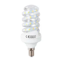 Żarówka spiralna LED E14 9W 840lm ciepła biała energooszczędna do salonu