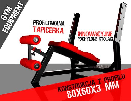 Ławka do wyciskania kąt ujemny PL8 na Arena.pl