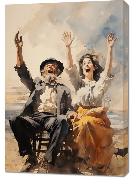 Obraz 70x100cm Chwile Radości zdjęcie 1