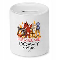 Skarbonka Dla Krawcowej Krawca Piekielnie Dobry Z Nadrukiem Ze Zdjęciem