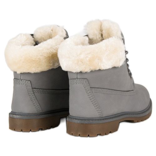 Ciemnoszare traperki r.36 na Arena.pl