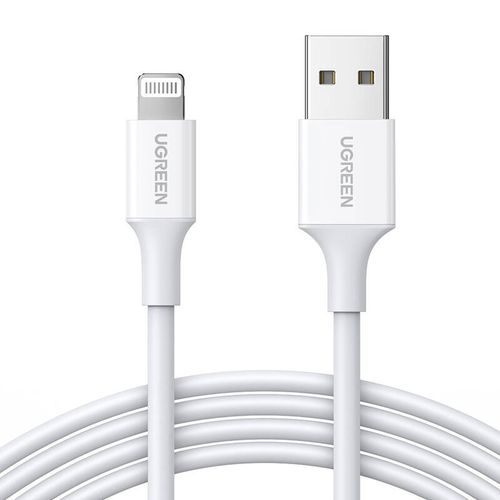 niklowany kabel lightning ugreen mfi 1m us155(biały) na Arena.pl