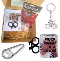 Zestaw dla Rowerzysty - Kubek Kolarza + Otwieracz Zębatka + Brelok