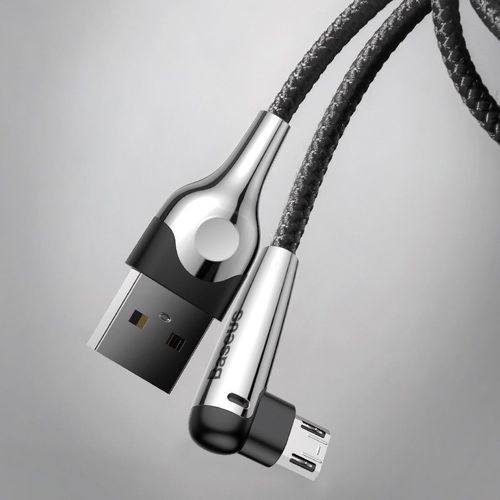Kątowy Kabel Micro Usb Baseus Sharp Bird 1.5A 2M (Czarny) na Arena.pl