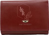 Portfel damski skórzany z GRAWEREM prezent na walentynki rocznicę inicjały