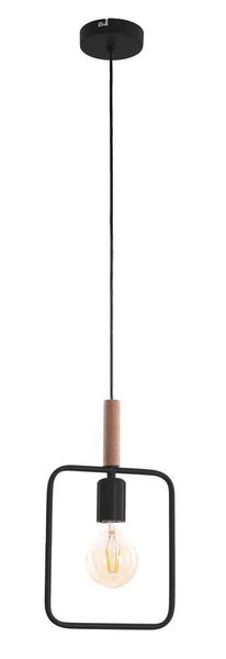 Frame zwis 1x60W E27 czarny zdjęcie 1