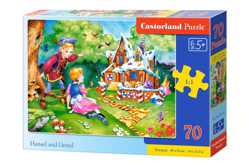 Puzzle 70-el. Hansel & Gretel zdjęcie 1