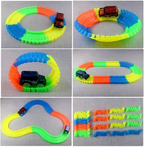 TOR WYGINANY MAGICZNY DLA DZIECI ŚWIECĄCE AUTA SAMOCHODZIKI 360 EL KOLEJKA na Arena.pl