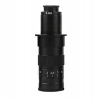 OBIEKTYW MIKROSKOPOWY 0.35X-3.5X ZOOM 120X 90-180MM DO KAMER C-MOUNT