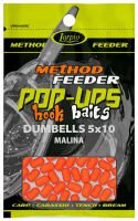 Przynęta kulki pływające Lorpio 5x10 Pop Up Dumbells 15g Malina