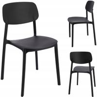 Krzesło LARA czarne