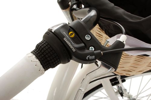 Damski rower miejski Goetze 26 mood 6b + kosz / Biały na Arena.pl