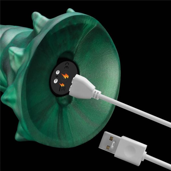 Savage Charm Double-Claw Vibrating Silicone Dildo zdjęcie 5