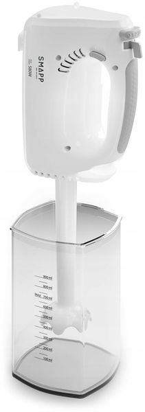 MIKSER Z NASADKĄ I KUBKIEM SMAPP BIAŁY 451.5W zdjęcie 5