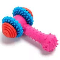 Młotek z ringami 7,3x10 cm zabawka dla psa do czyszczenia zębów zapewniająca higienę i zabawę