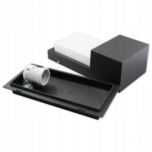 LAMPA ZEWNĘTRZNA ŚCIENNA ELEWACYJNA LED E27 na Arena.pl