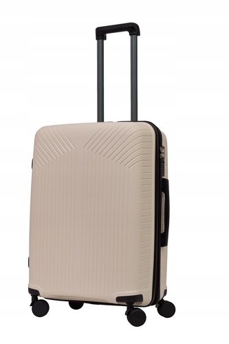 Wytrzymała Walizka Rozmiar Średni 65L Polipropylen 4 Koła Bagaż na Arena.pl