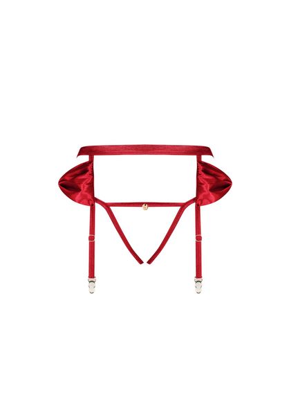 Pas Stringi Otwarte Komplet Obsessive Rubinesa S/M zdjęcie 7