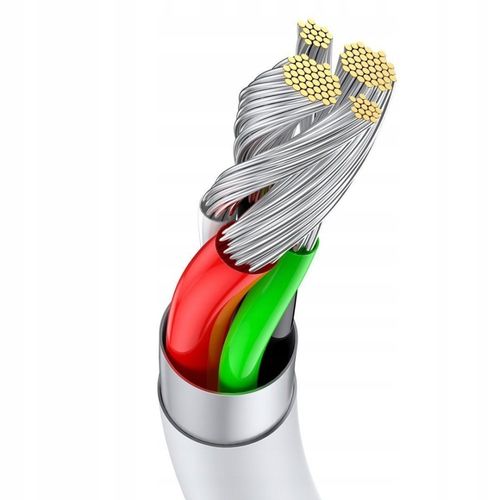Kabel niktrade USB - USB typ C 2 m biały na Arena.pl