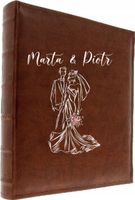 ALBUM NA ZDJĘCIA Z NADRUKIEM DATĄ ALBUM ŚLUBNY