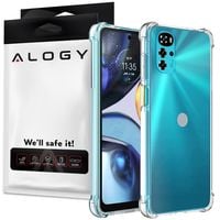 etui pancerne shockproof alogy do motorola moto g22 przezroczyste
