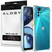 etui pancerne shockproof alogy do motorola moto g22 przezroczyste