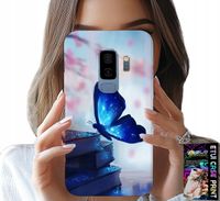ETUI DO SAMSUNG GALAXY S9 PLUS - NIEBIESKI MOTYLEK, MOTYL, DAMSKIE WZORY