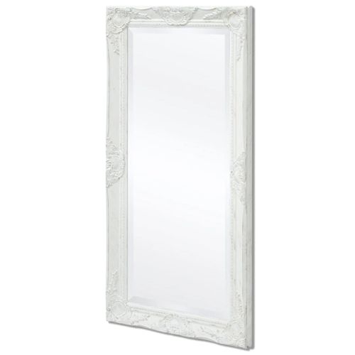 Lustro ścienne w stylu barokowym 100x50cm białe VidaXL na Arena.pl