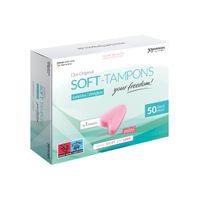 opakowanie zbiorcze tamponów bezsznurkowych soft-tampons mini box of 50