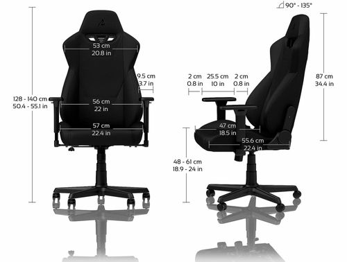 Fotel gracza Nitro Concepts, czarny na Arena.pl