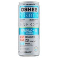 Oshee Vitamin Energy Napój gazowany o smaku owoców tropikalnych 250 ml