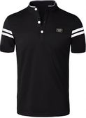 KOSZULKA POLO Z KRÓTKIM RĘKAWEM KOSZULA POLO CZARNA XXL