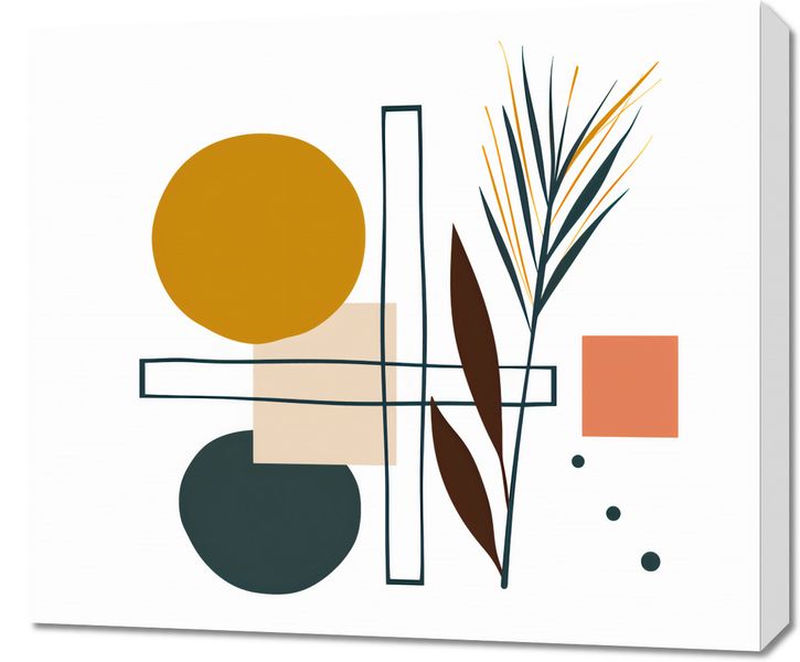 Obraz 70x60cm Ogród Symetryczny zdjęcie 1