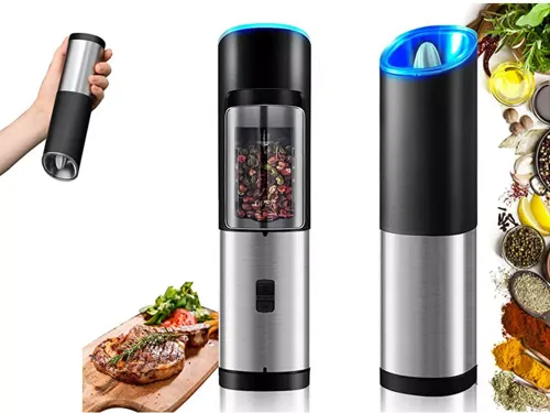 Młynek do pieprzu soli elektryczny grawitacyjny na Arena.pl