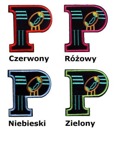 Łatka termo Literka "P" na Arena.pl