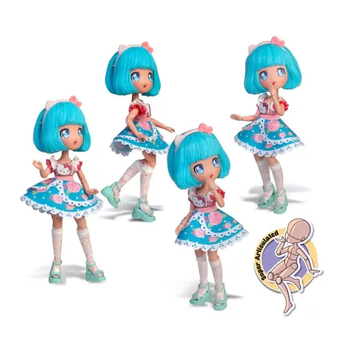 MANGA HELLO KITTY Niebieska, lalka, 19.5 cm na Arena.pl