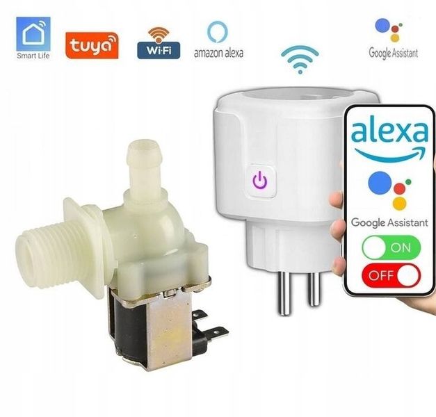 Elektrozawór 12V 0.02~0.8MPa króciec 11mm + sterowanie bezprzewodowe Wifi zdjęcie 1