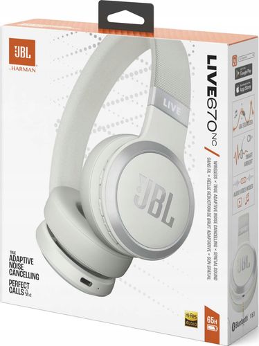 Słuchawki Bluetooth JBL Live 670NC Biały na Arena.pl