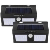 LAMPA SOLARNA CZUJNIK RUCH I ZMIERZCH 40LED 2SZT