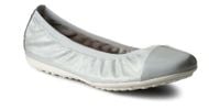 Geox Baleriny dziecięce - Piuma Ballerine - rozmiar 29 - perłowe skórzane
