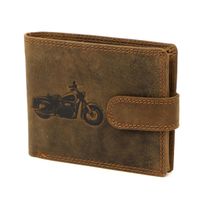 Skórzany męski portfel Nordee L895-TRUCK