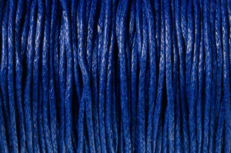 SZNUREK bawełniany woskowany 1mm niebieski ciemny 20-30m zdjęcie 2