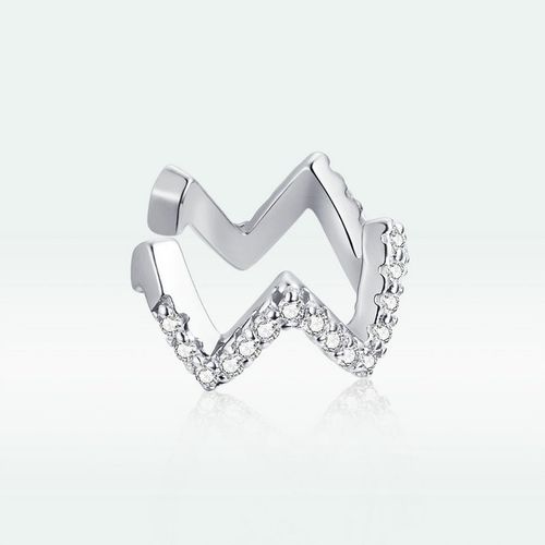 Kolczyk Nausznica Kolczyk Cyrkonie Nausznica Srebro 925 na Arena.pl