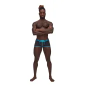 male power casanova mini short uplift męskie szorty czarne l