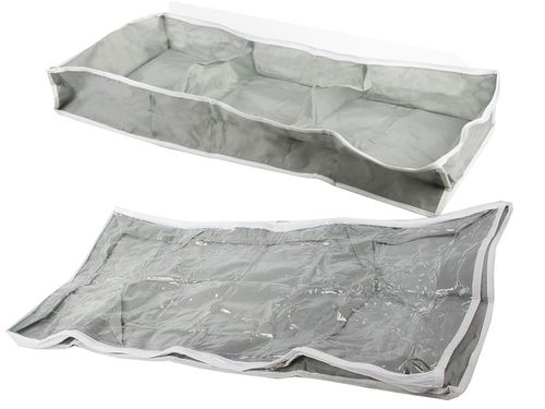 ZAMYKANY POJEMNIK PUDEŁKO ORGANIZER SUWAK POD ŁÓŻKO UBRANIA BUTY POŚCIEL na Arena.pl